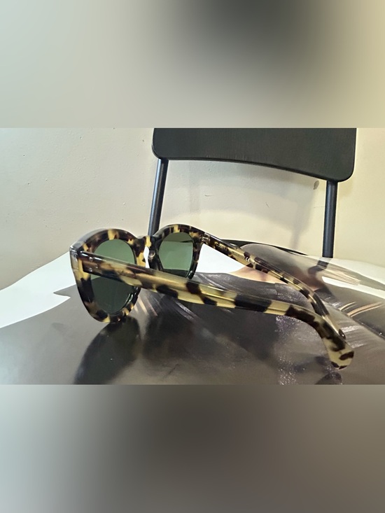 Celine Tortoiseshell Sunglasses with Black Lenses main image 5